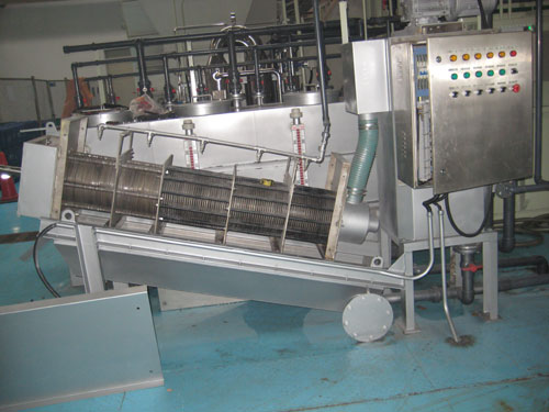 印染行業(yè)用疊螺污泥脫水機(jī)